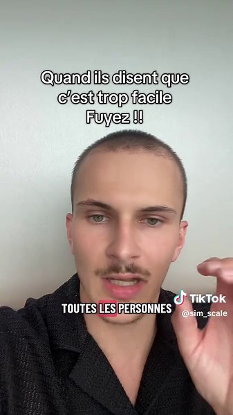 Message de prévention, attention à ce que vous voyez sur les réseaux sociaux concernant le e-commerce et le dropshipping business. Les personnes qui vont dire que c’est trop facile, fuyez-les. Écoutez des personnes qui ont de l’expérience en dropshipping et e-commerce. #dropshipping #ecommerce #business