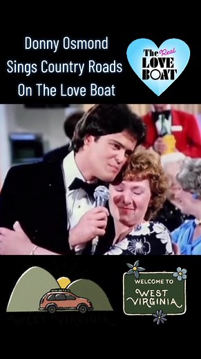 Donny Osmond Sings Country Roads on The Love Boat