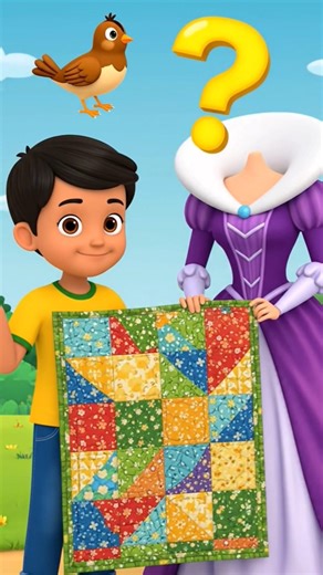 Q for Queen Quilt Quail Question & Quiet | Learn Letter Q for Kids #shorts