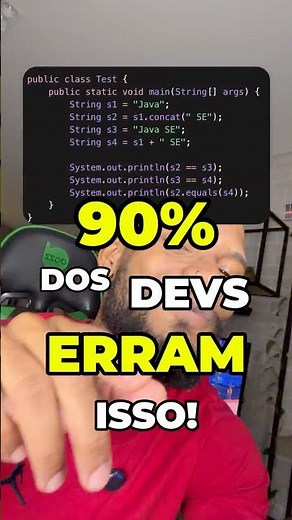 Você ERRARIA isso sobre Strings? 😈