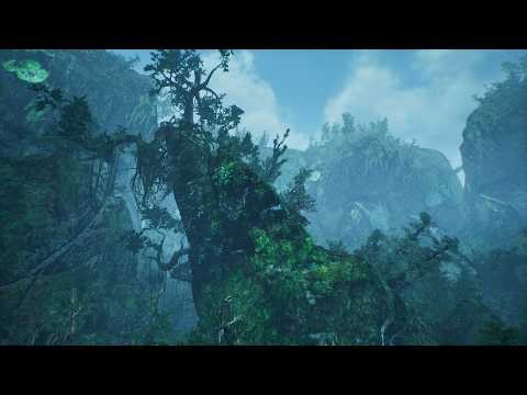 Forest Cinematic Environment Procedural Foliage Unreal Engine