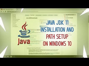 Java JDK 11 Installation and Path Setup on Windows