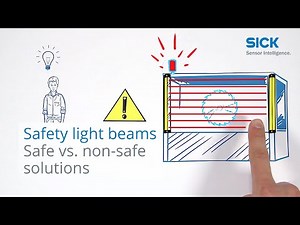 Tutorial Safety light beam basics (Part 2/8): Safe vs. non-safe solutions