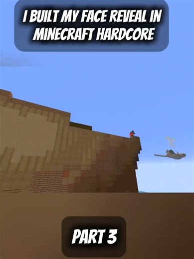 Building My Face Reveal in Minecraft Hardcore