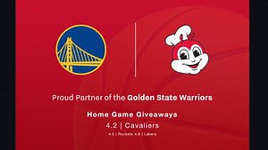 Jollibee brought in as Golden State Warriors home court games sponsor