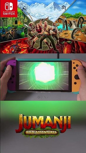 Jumanji: Wild Adventures on Nintendo Switch OLED Gameplay #shorts #jumanji #nintendoswitch