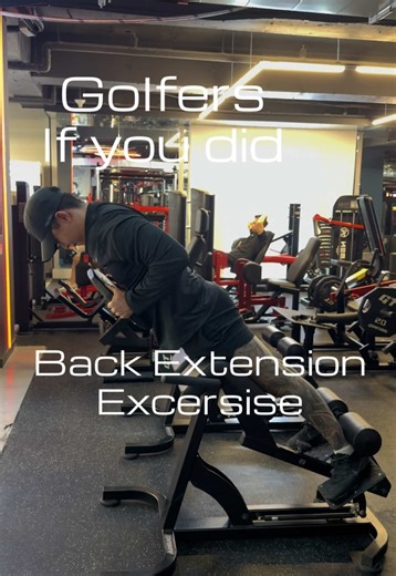 Train the Chain Back extensions strengthen the entire posterior chain — glutes, hamstrings, and spinal erectors — which are critical for maintaining posture throughout the swing. A stronger posterior chain helps you hold your spine angle, resist early extension, and stay stable through impact. They also improve hip extension power, allowing you to rotate more explosively without losing control. In golf, it’s not just about rotation — it’s about maintaining posture while producing force. Back ext