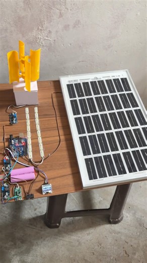 Solar Wind Hybrid Power System | Arduino Based Renewable Energy Project | DIY CIRCUITS #diyelectroni