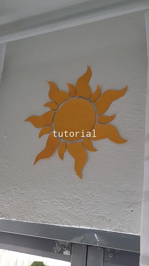 Como fazer o sol da Rapunzel: Tutorial de Decoração