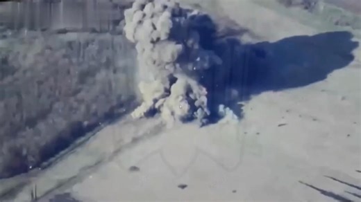 75K views · 3.1K reactions | A powerful detonation in the Donetsk region after a Ukrainian FPV drone successfully struck a Russian 122mm Grad multiple launch rocket system (MLRS). | Ukraine:News | Facebook