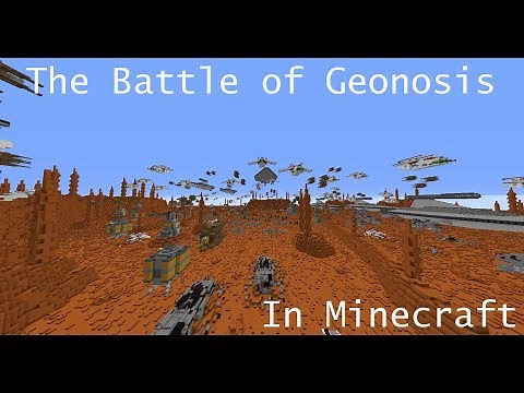 The Battle of GEONOSIS map | Minecraft Showcase **COMPLETED**