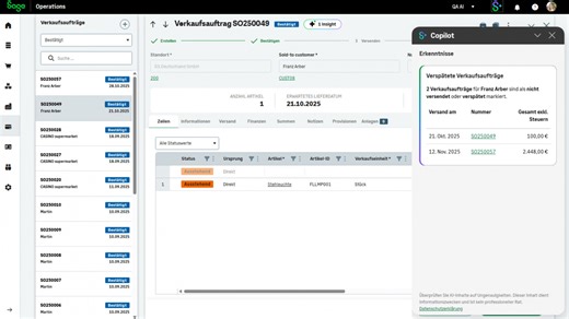 Sage Operations: AI Assistant for Manufacturing and Trade