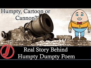 Humpty Dumpty | What was Humpty? Cartoon or a Cannon | Origin of Humpty Dumpty Poem