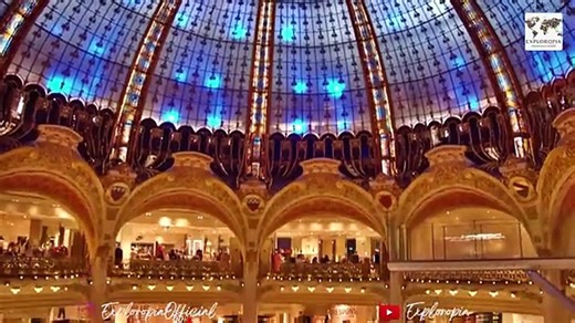 Paris, France  in 4K 60FPS ULTRA HD Video by Drone