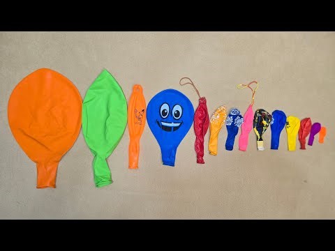 Satisfying Balloon Popping 🎈 Full Completion Big to Small