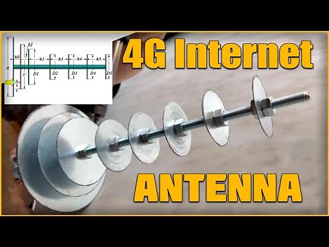 I made a 4G LTE antenna (1800 MHz) with my own hands. Internet works!