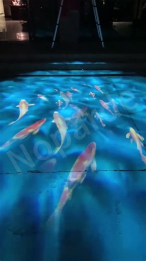 Koi Double-Head Projector | IP65 Quick Work Dynamic Ripple for Outdoor Door