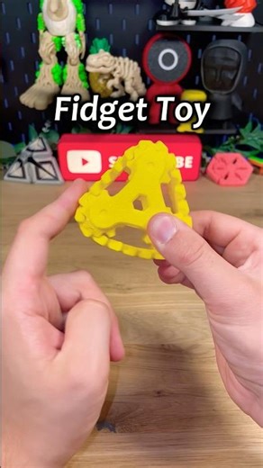 3D Printed Moveable Chain Antistress Toy