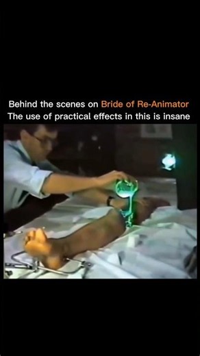 The practical effects in Bride of Re-Animator