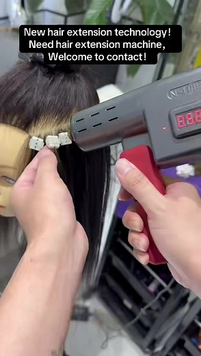 🌟 Looking to elevate your hair business? 🌟 Introducing cutting-edge hair extension technology and equipment that will revolutionize your salon services! 💇‍♀️ Whether you're offering volume, length, or a complete style overhaul, our products ensure speed, quality, and client satisfaction every time. 🔧 Professional-grade, efficient, and painless—transform your offerings with the latest in hair extension equipment. Partner with us and bring your salon or business to the next level. 🌟 #HairExte