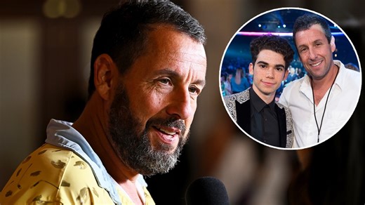 Adam Sandler explained how he decided to include his late 'Grown Ups' costar Cameron Boyce in Netflix’s new ‘Happy Gilmore’ sequel. bit.ly/4kXF8G1 | E! News