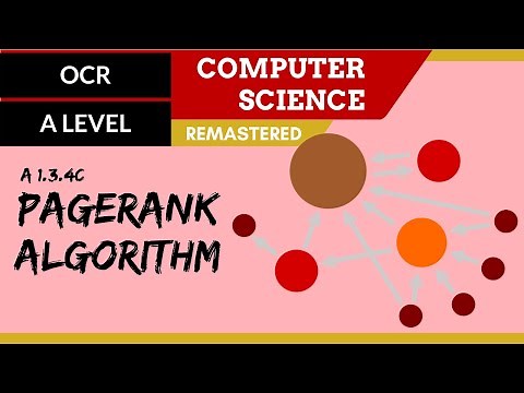 68. OCR A Level (H446) SLR12 - 1.3 PageRank algorithm