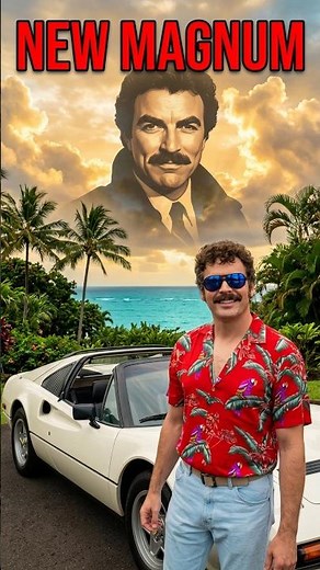 New Magnum p.i. TV show #funny #tomselleck #magnumpi