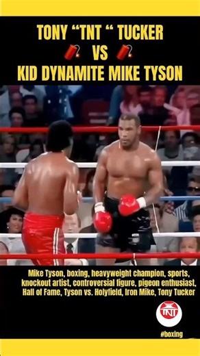 Tony TNT Tucker vs Iron Mike Tyson #boxinghighlights #miketyson #boxinghistoryeverynight