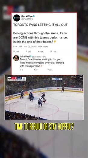 Toronto Fans BOO During 2nd Period – What Happened?