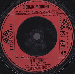 Giorgio Moroder - Night Drive / The Apartment