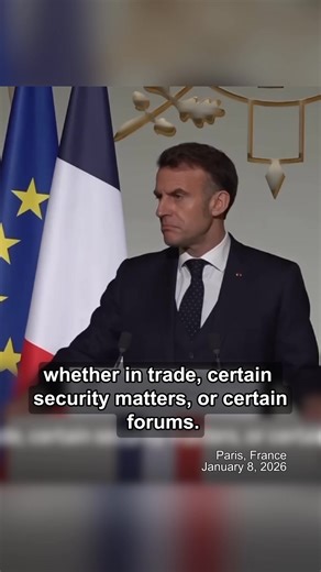 U.S. is abandoning international rules it once promoted: Emmanuel Macron At the annual Conference of Ambassadors in #Paris, French President Emmanuel #Macron highlighted the irony of discussing international governance amid global chaos, where the law of the strongest dominates and fears of U.S. aggression loom. He said the U.S. remains a major power, but is increasingly distancing itself from allies and abandoning the international rules it once promoted in trade, security, and global forums. #