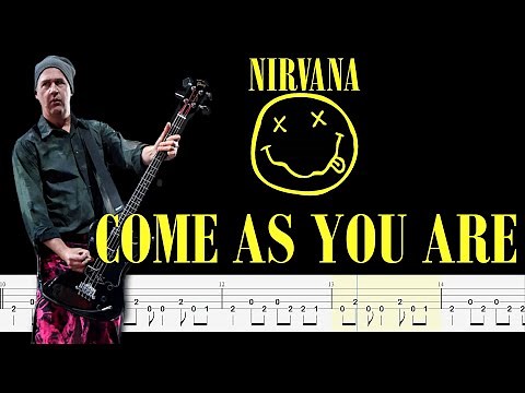 Nirvana - Come As You Are (Bass Tabs + Tutorial) By ‪@ChamisBass‬