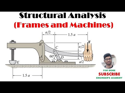 6-80 Structural Analysis | Frames and Machines | Hibbeler Statics | Engineers Academy