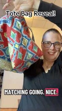 Let’s reveal this tote bag!