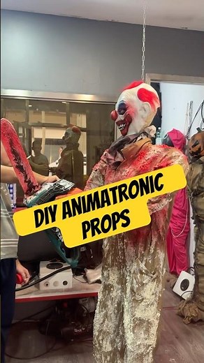 How do we create animatronic props? For haunted attractions , Halloween