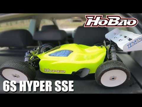 Hobao Hyper SSE 8th Scale RC Buggy Action! Hobbywing Max8 4/6S Combo. Broke it and fixed it!
