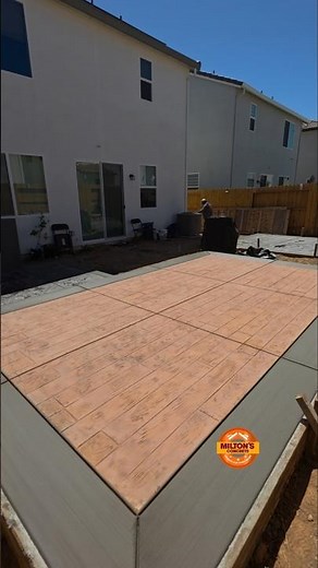 Incredible Stamped Concrete Patio Before & After | Sacramento Concrete Contractor