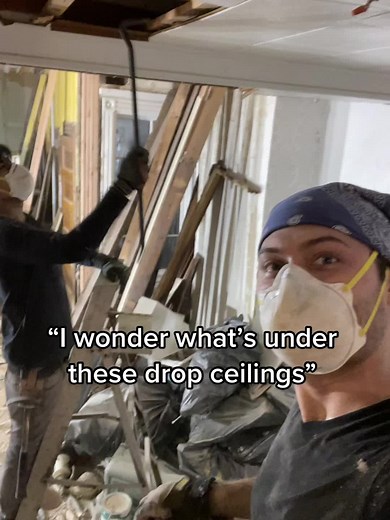 Transforming an Old Home by Removing Drop Ceilings