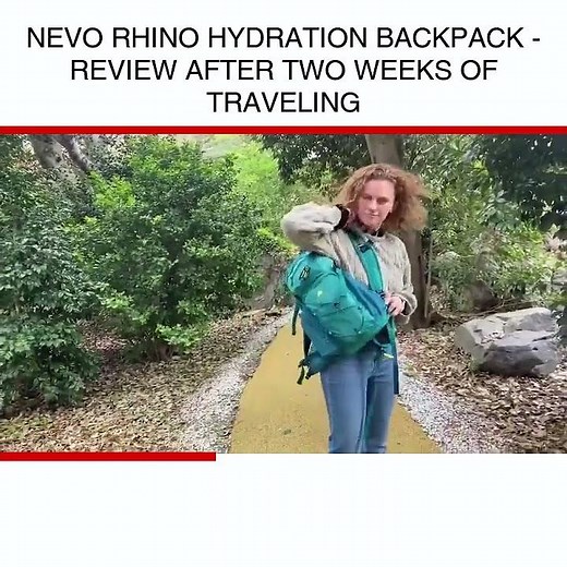 NEVO RHINO Hydration Backpack - Review After Two Weeks Of Traveling