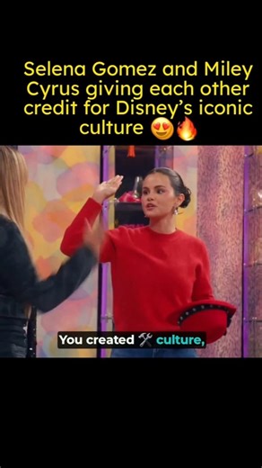 Selena Gomez & Miley Cyrus just praised each other for defining Disney culture#selenagomez #fyp
