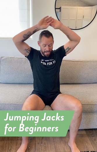 Jumping jacks are an awesome full body exercise that will get your heart pumping ❤️ Need something a little easier? Try these step jacks! Alwyas have the choice to modify with our at-home workouts: https://bit.ly/2Xyau1g | WeShape