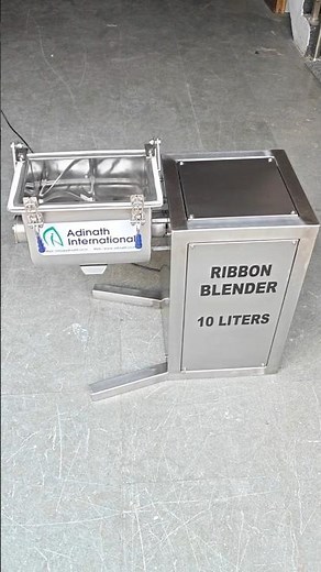 Revolutionary Powder Blending wid Small Ribbon Blender #ribbonblender #blender #ribbonblendermachine