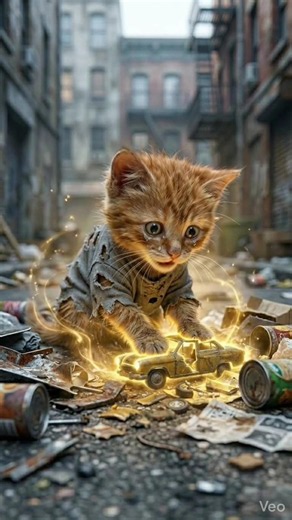 Poor Kitten Was Bullied… Then a Mysterious Robot Changed Everything 😱🐱 | Emotional 3D Animation