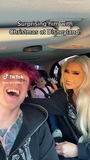 Christian Shearhod and Eden Disneyland Christmas Surprise