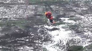 THIS is the moment an armoured Russian T-72B3 tank catches fire after being blown to pieces by Ukrainian marine strikes. In this dramatic footage, released by the 35th Separate Marine Brigade of the Ukrainian Armed Forces, the tank can be seen bursting into flames as thick black smoke rises. This footage has not yet been verified | World News