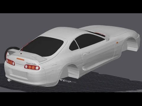 Printing 1999 Toyota Supra MK4 using SnapMaker U1 ToolHead changer