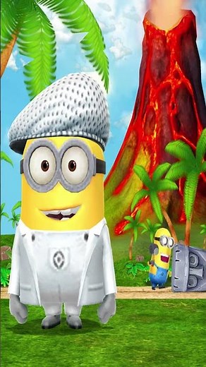 Singer Minion at The Volcano Island