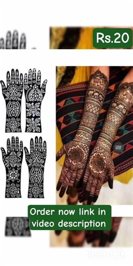 Mehndi sticker/Mehndi Sticker For Hands|Flipkart Mehndi Sticker Review/Mehndi sticker review#mehndi