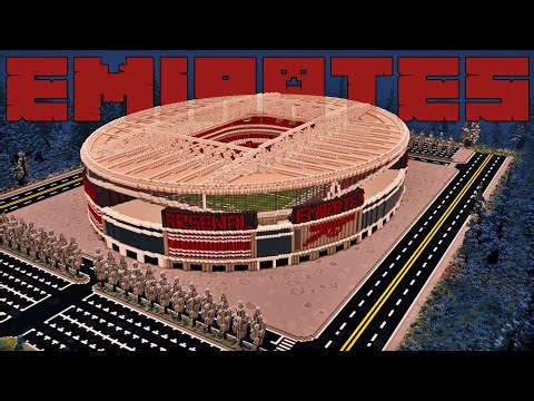 I Built the EMIRATES STADIUM in 2025! (Minecraft Timelapse)
