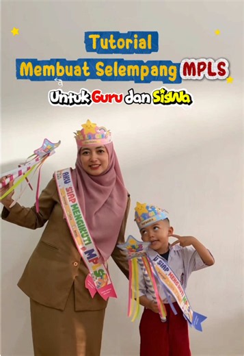 Cara Membuat Selempang MPLS untuk Guru dan Siswa SD